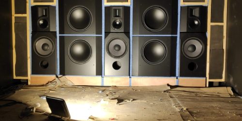 ALCONS AUDIO BLACK SPEAKERS